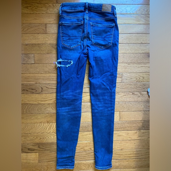 American eagle patched skinny jeans - Picture 2 of 2